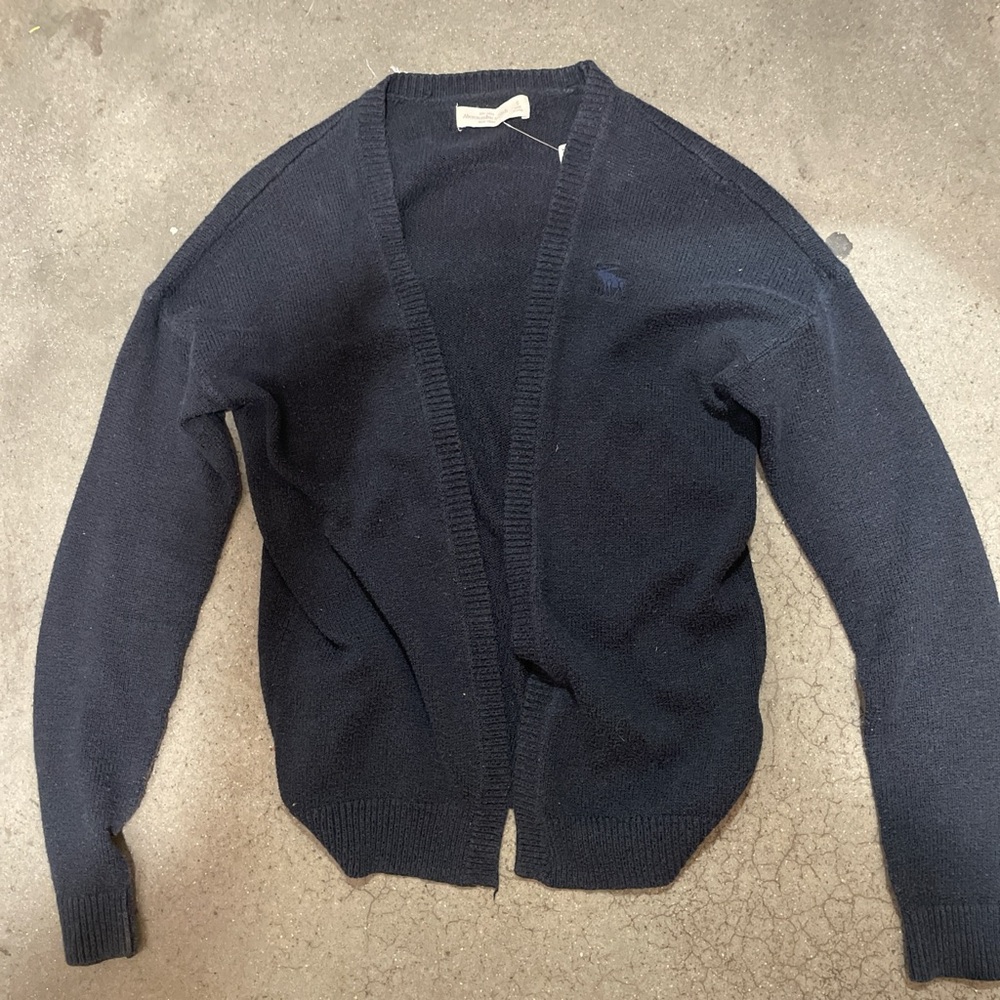 Abercrombie & Fitch Navy Blue Cardigan